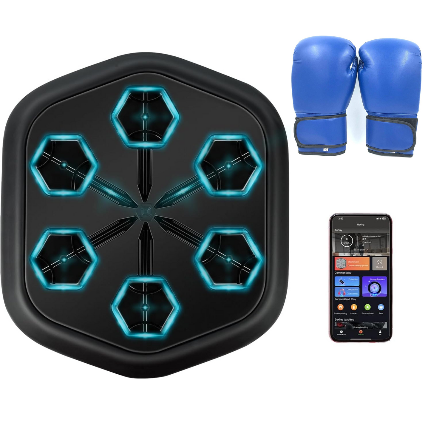 Ovorix™ Music Boxing Machine: FREE Gloves Included!